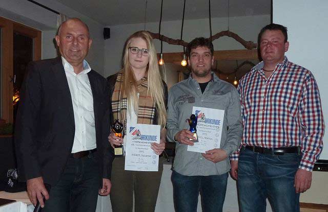Susanne Weber und Markus Weigl wurden auch heuer wieder FCC-RS-Vereinsmeister.