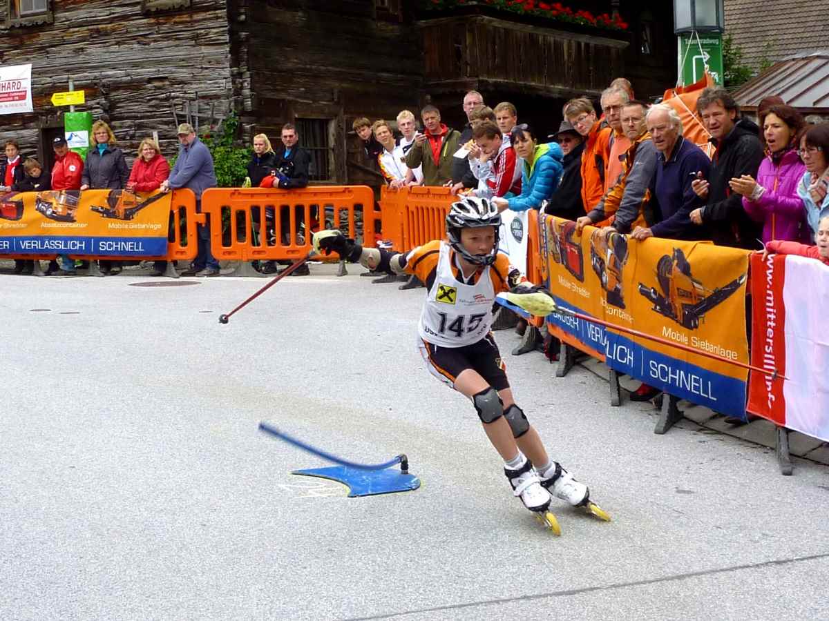 Schon vor vier Jahren war Luzia Gruber bei internationalen Rennen (hier in Stuhlfelden/Österreich) rasant unterwegs.