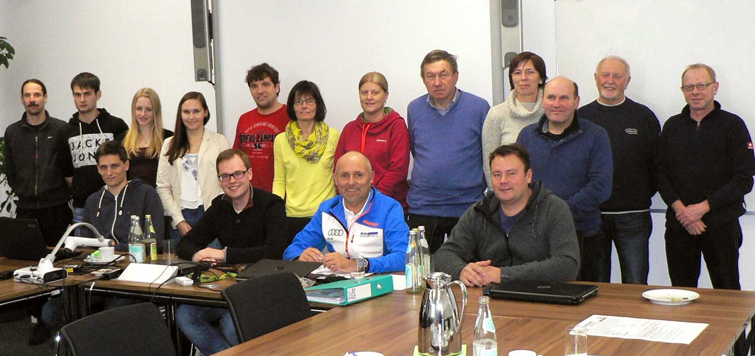 Die wichtigsten Mitglieder des Organisationskomitees für die DM im Inline-alpin-Sport vom FC Chammünster haben schon erste Entscheidungen getroffen.