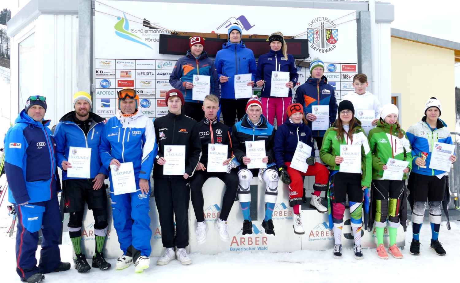 Das sind die Slalom-Bayerwaldmeister 2020.