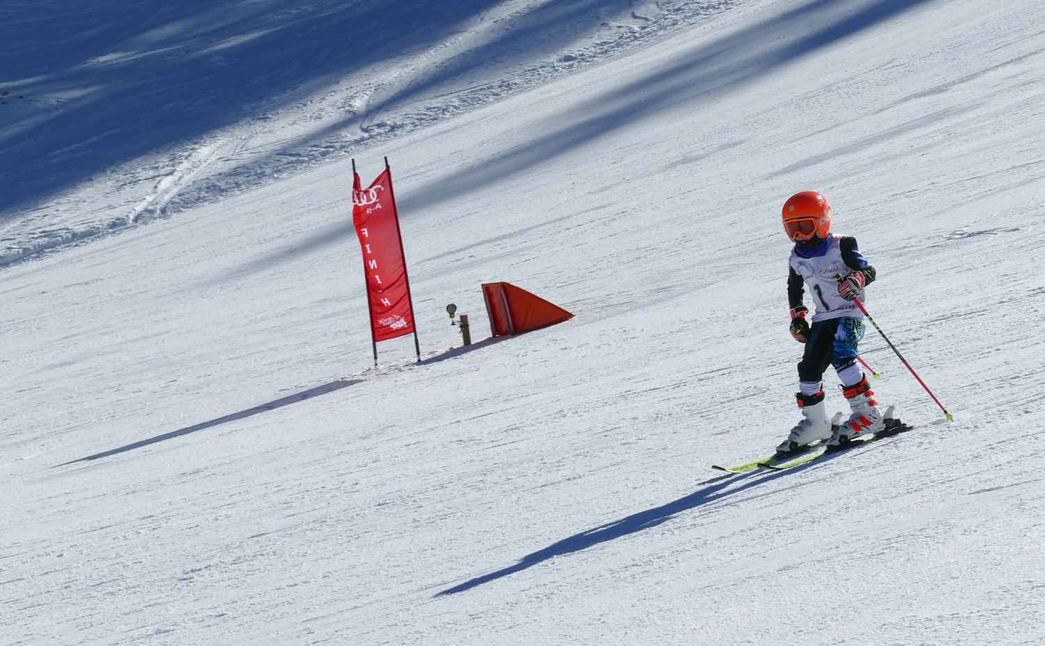 Alleine und sicher durchs Ziel fuhr auch der jüngste Teilnehmer, der erst fünfjährige Krystof Cechura von Sokol Spicak.