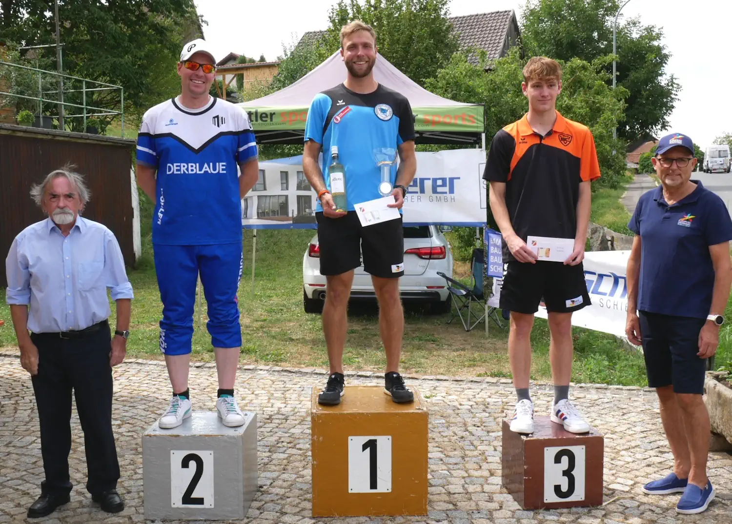 Auch den Finallauf ließ sich Maximilian Schödlbauer nicht nehmen und gewann vor Patrick Stimpfle und Jonas Neff.